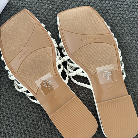 NWT Marc fisher Lalith sandal - ivory- size 9. Comes with box! - Picture 5 of 9